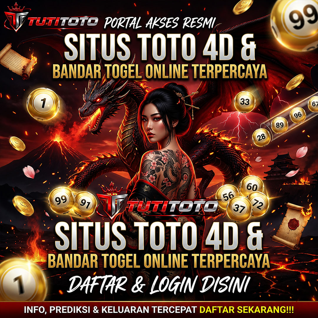 TUTITOTO : Bandar Situs Togel 4D & 5D Terbaik Terlengkap Minimal Betting 100 Perak